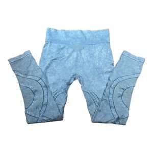 Bluish Grey Medium Seamless Leggings